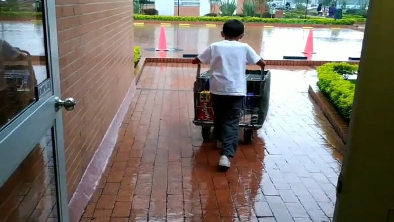 Boy in the trunk